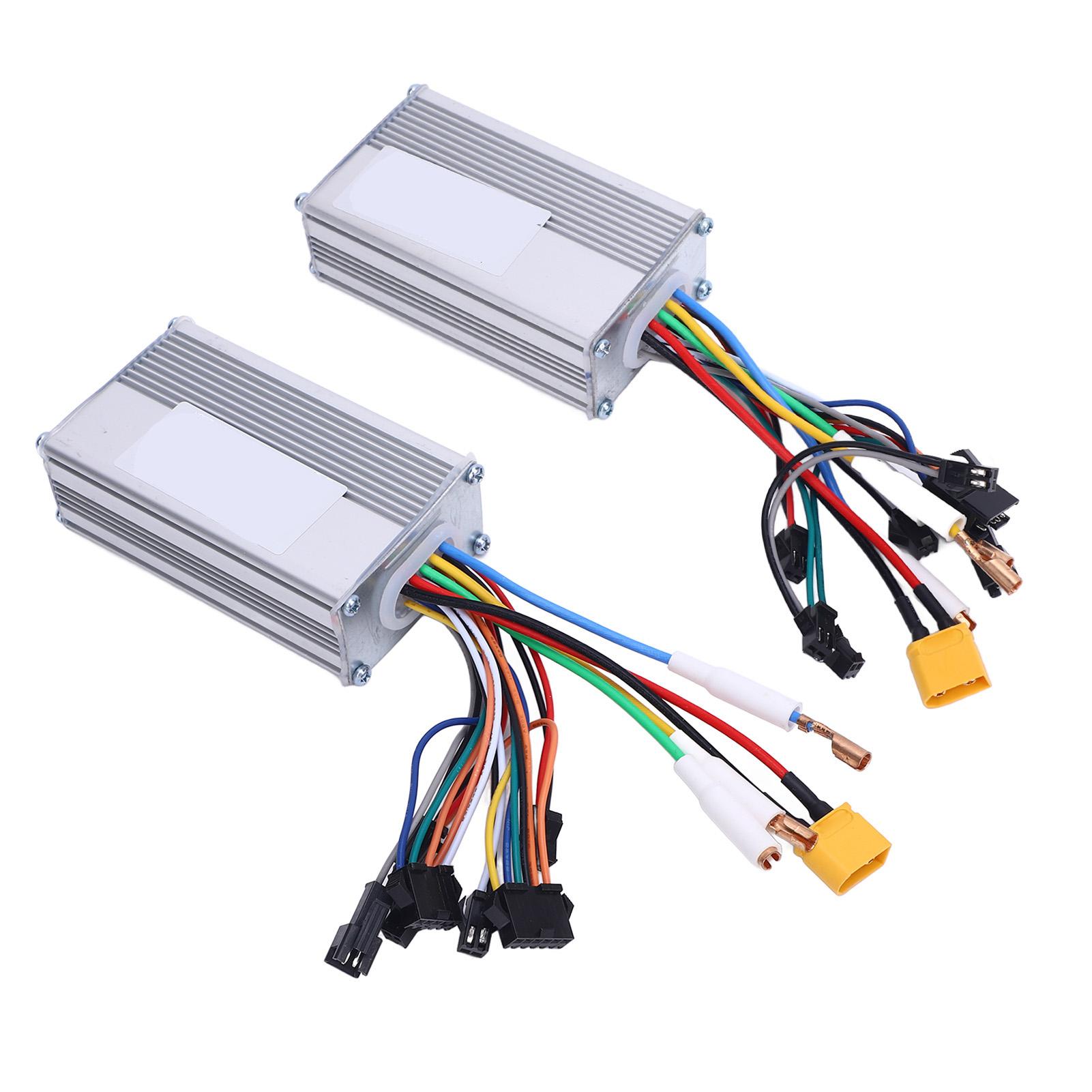 Dubbele Aandrijving Borstelloze Motor Controller 48V 25A 1200W Elektrische Fiets Scooter Dubbele Motor Controller Kit met Aluminiumlegering Paste voor Elektrische Fiets Scooter