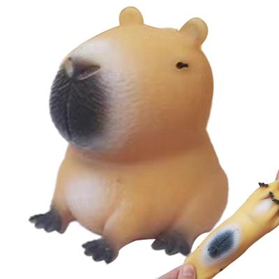Capybara Quick Rebound Squeeze Toy Kawaii Brown Squeeze Toys Cartoon Capybara Stress Relief Decompressio N Sensory Toys Adults