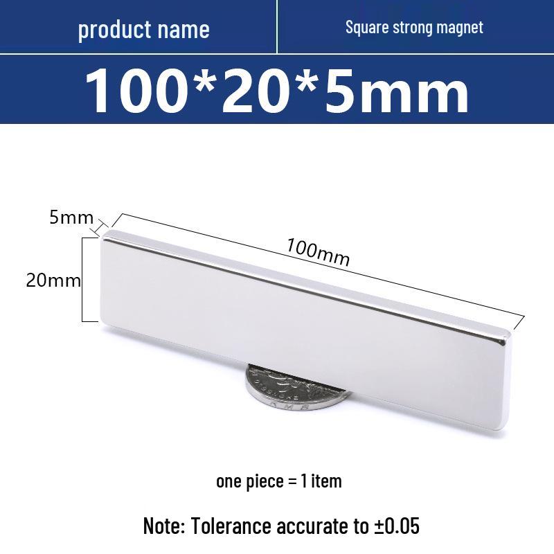 N52 Neodymium Iron Boron Square Magnet – Strong Rare Earth Permanent Magnet
