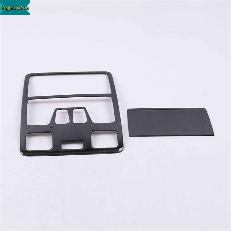 Black Titanium Stainless Steel Interior Mod Kit for 2019 Ford Focus: Glass Lift, Headlight & Steering Control