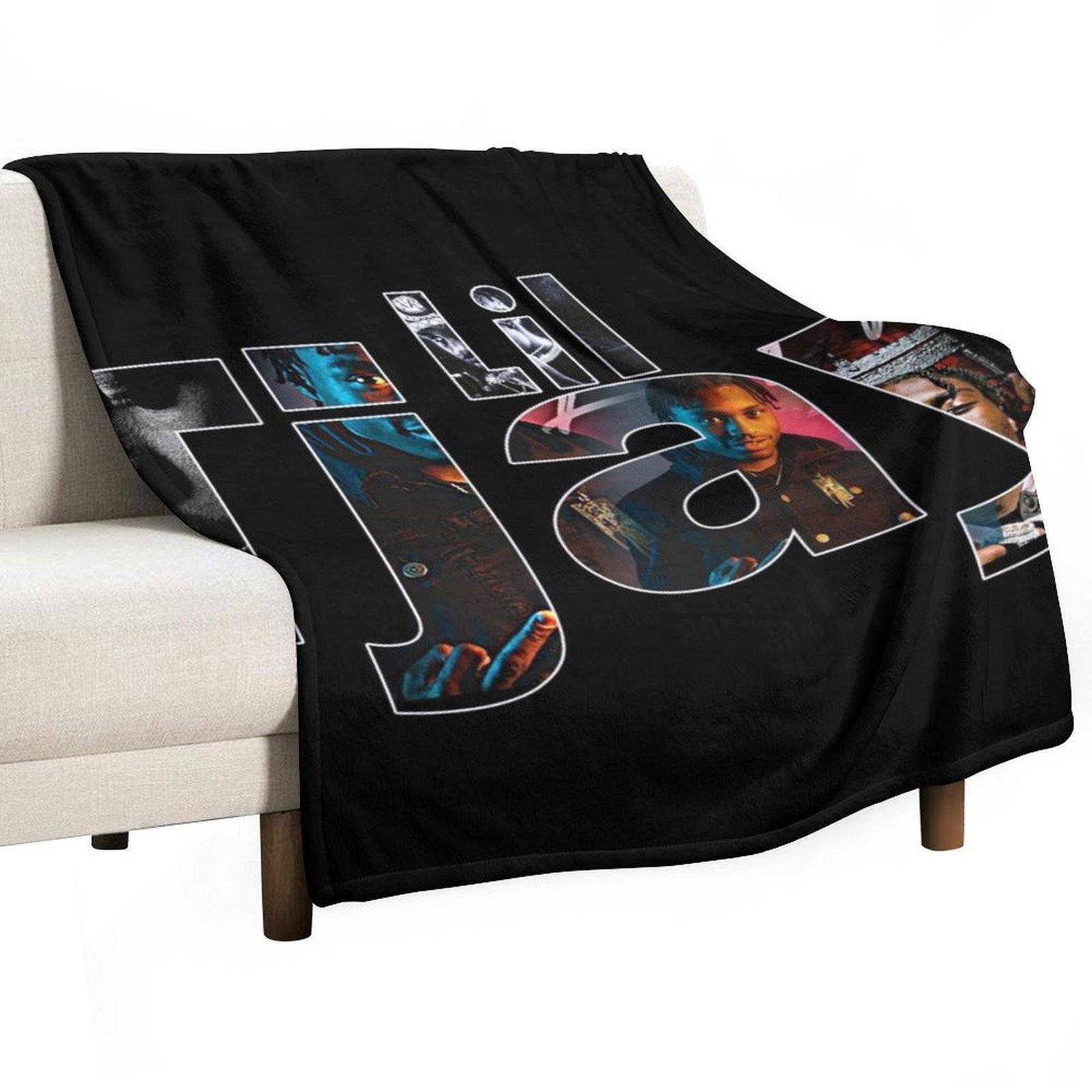 Lil Tjay Throw Blanket Summer Luxury Thicken Beach Designers Blankets 30x40in