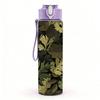1PC Dark Camouflage Leaf Texture Print 750ml Color Plastic Sports Water Bottle Leakproof Flip Straw Lid Suitable for Sports Office Home Use