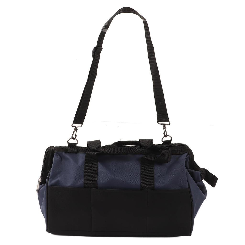 Black Lockout Tagout Bag Large Capacity Lockout Pouch Waterproof Oxford Cloth for Industrial