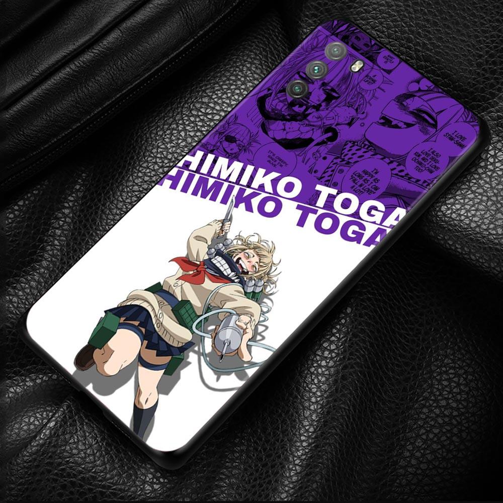 Anime Cartoon Girl TOGA Himiko For Xiaomi Poco X3 NFC M3 M4 Pro 5G Case for Mi 12 Pro 12X 11 10T Note 10 A2 Lite 5G 9 SE 9T