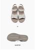 Red Dragonfly Women's Summer Casual Genuine Leather Sandals - Soft Sole Flat Bottom for Middle-Aged and Elderly.