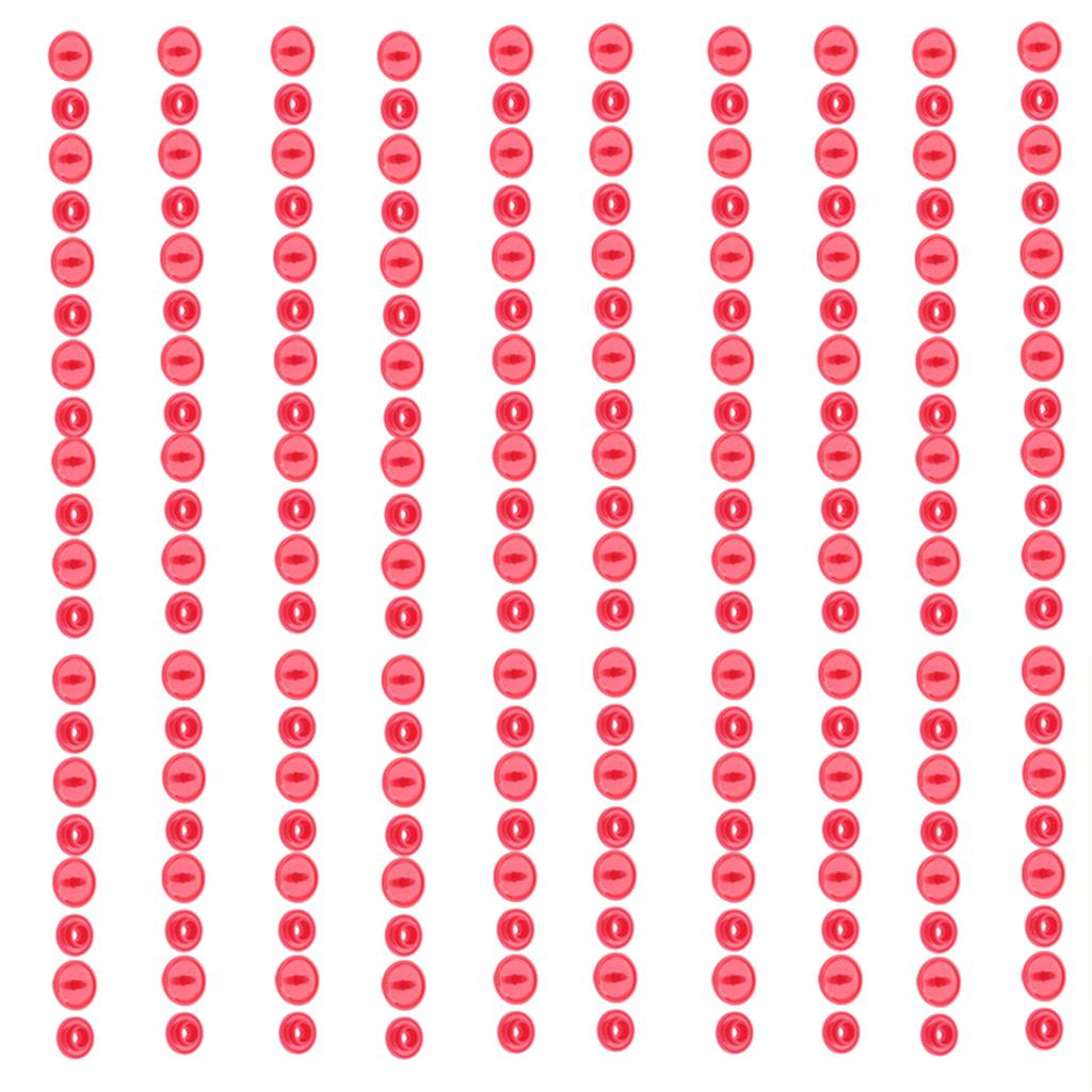 100 Juegos Botones de Presión de Resina Cierres Botón de Costura de Colores Para Ropa de Niños Chaquetas Abrigos Bolsos Accesorios de Costura