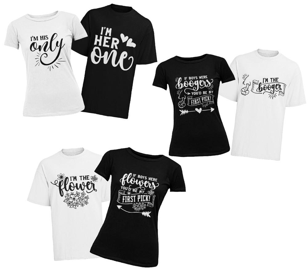 

Funny Partner Shirts Couple T-Shirt Valentines Day Gift Cotton S-XXXL XL