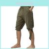 Mens Rock Style Shorts For Streetwear With Polyester Blend Suitable For Parties