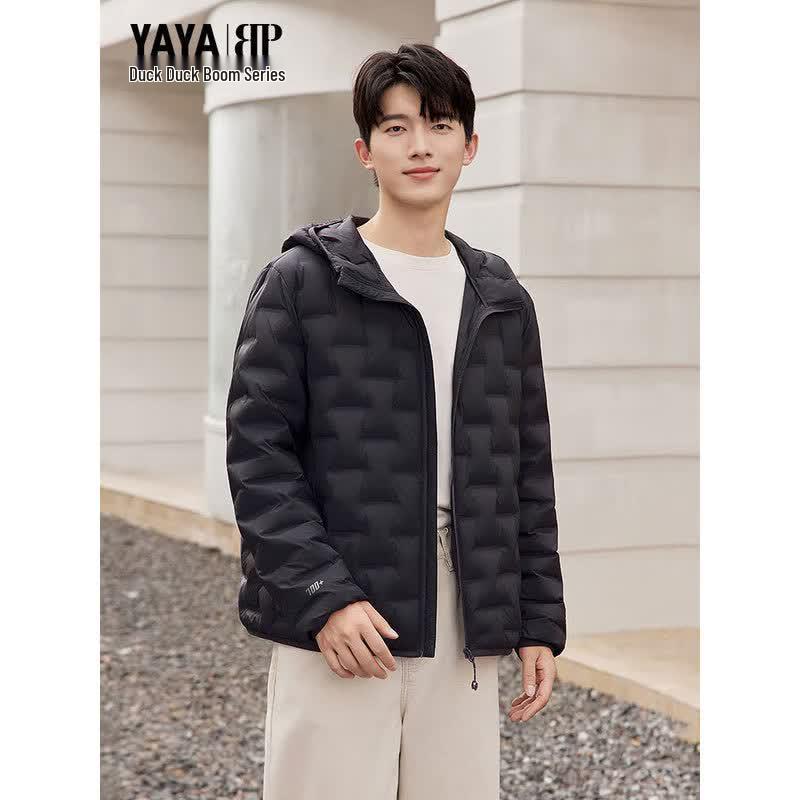 YAYA Unisex Lightweight Hooded Down Jacket M