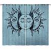 Curtains Good Night Series Moon Starry Sky Sunshade Digital Printing Blackout Curtain Free Of Punching