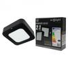 Downlight Kwadrat Oczko Sufitowe Oprawa Sufitowa 6W Cct 2W1 Czarny Nt/Pt