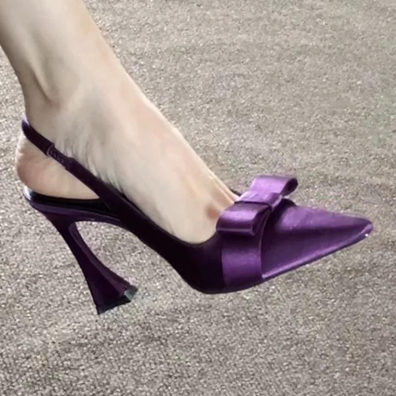 Fashion Women Pointed Toe High Heels Shoes Sexy Stilettos Sandals Dress Elegant Woman Pumps 2025 Trend Summer Cozy Casual Female Zapatos