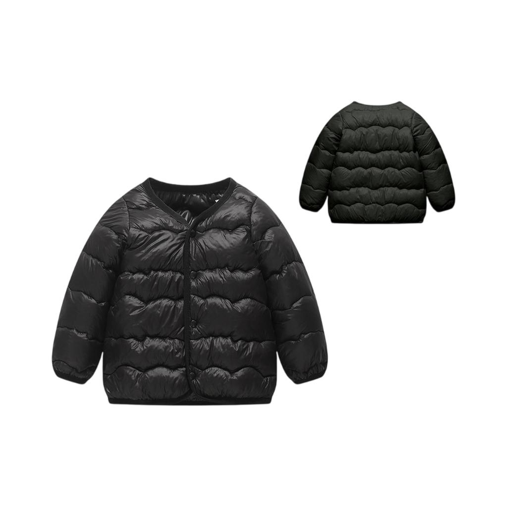 Girls' Jacket - Quilted Winter Coat For Kids
