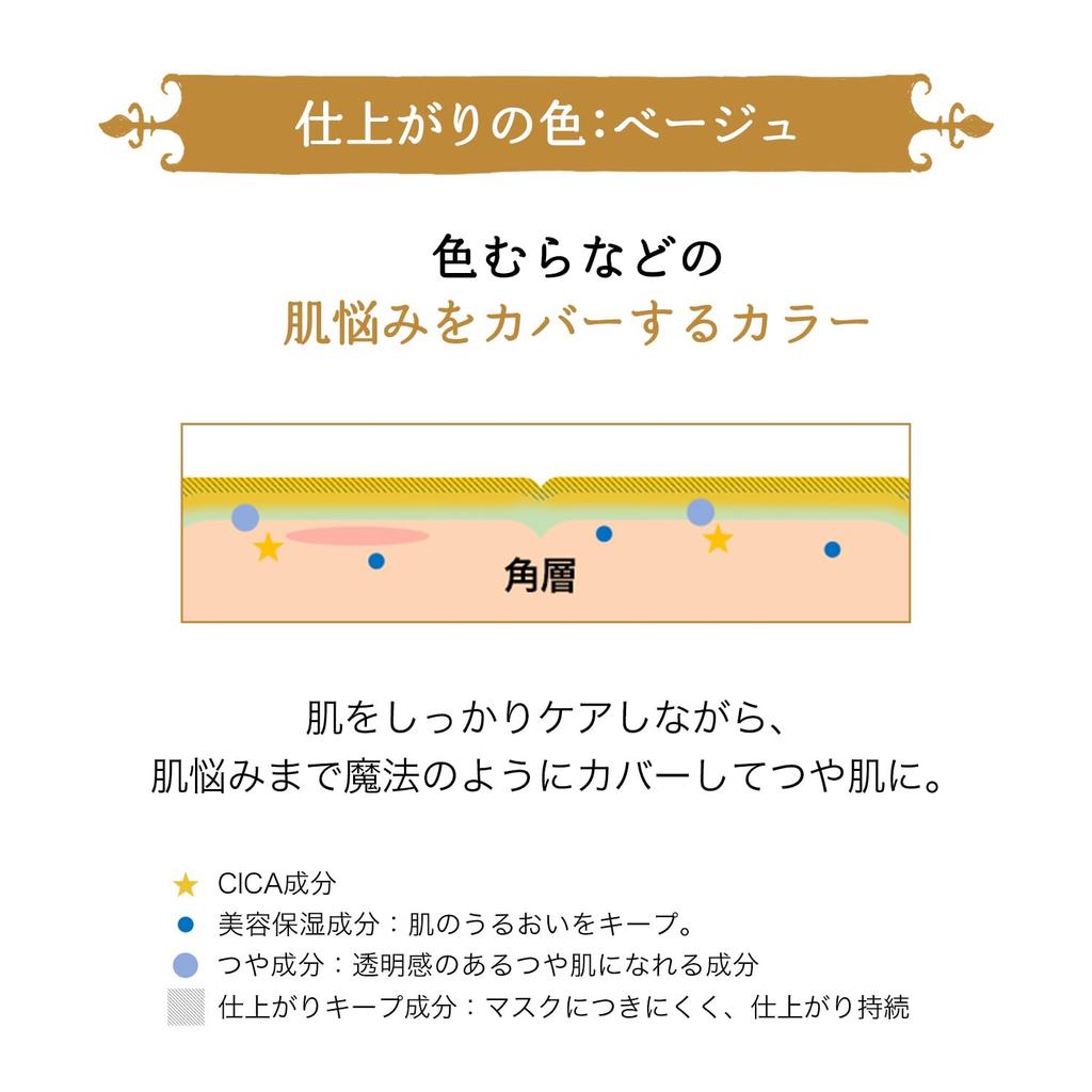 MAJOLICA MAJORCA Cream Magical Color Base Makeup Base 25g Fragrance-Free