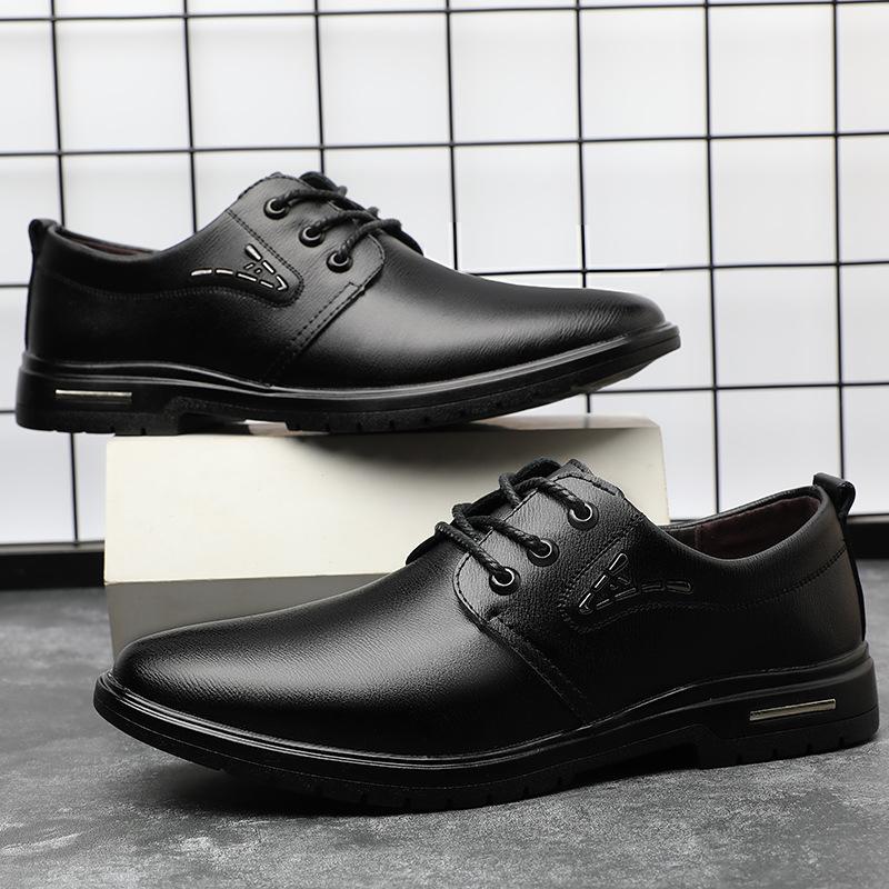 

Men s Leather Shoes Men s Shoes Casual Shoes Business Shoes Wear-resistant Breathable Formal Wear Korean Version All-match Fashion