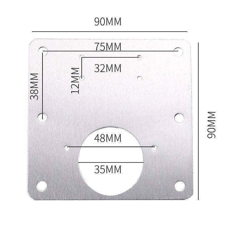 Kitchen Cabinet Door Hinges Repair Plate Hinges Mounting Plate with Screws Flat Fixing Brackets Furniture Hardware Tools 1-20pcs