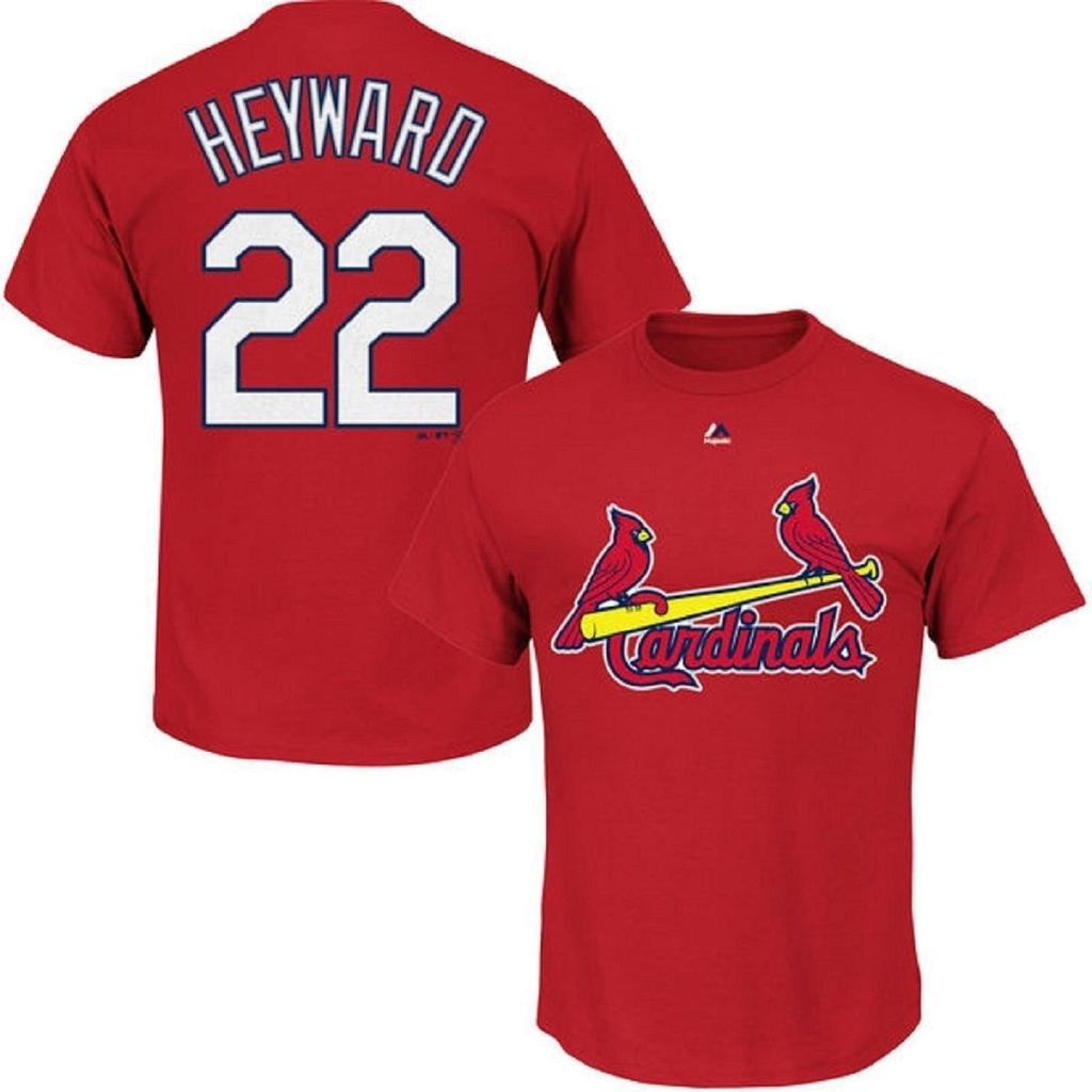 Majestic Jason Heyward St Louis Cardinals Youth Red Shirt Size M-XL NWT