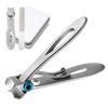 Homme Thick Toenail Nail Clipper Set Large Silver Set 1 Pcs