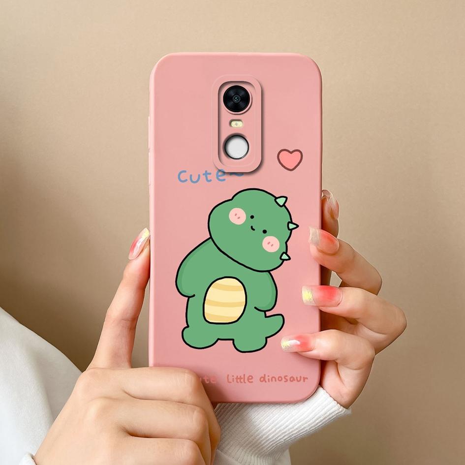 Hülle für Redmi Note 8 7 7S 9 9S 9T 10 10S 10T 5 K80 Pro Max Plus Freche Dinosaurier-Muster Weiches Silikon Premium Schutzhülle für Redmi Capa