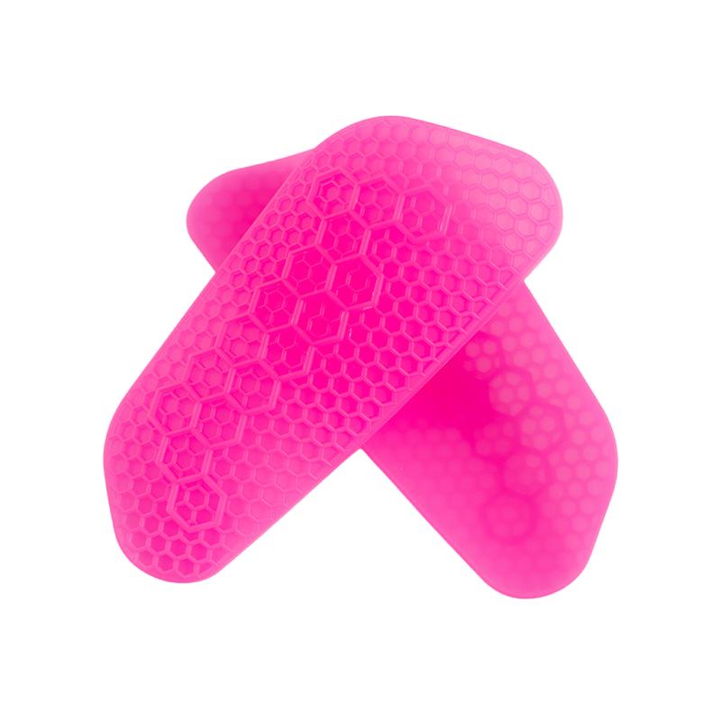 1 Pair Unisex Silicone Leg Protectors Shock Absorption Football Rugby Skiing Sports Shin Pads Football 1