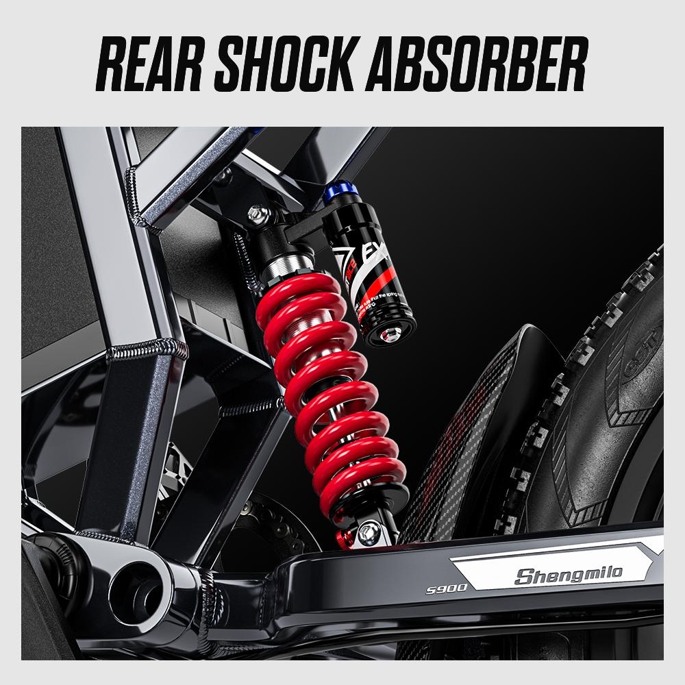 Shengmilo S900 1500W All-Terrain Fat Tyre eBike for Adults, High-Capacity 60V 30Ah Battery, 20" Compact Fat Tyres for Powerful Off-Road Performance