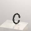 Combination Ring, Personalized Electrophoresis, Black Love Butterfly Chain Opening 12-Piece Set, Ring Jewelry.