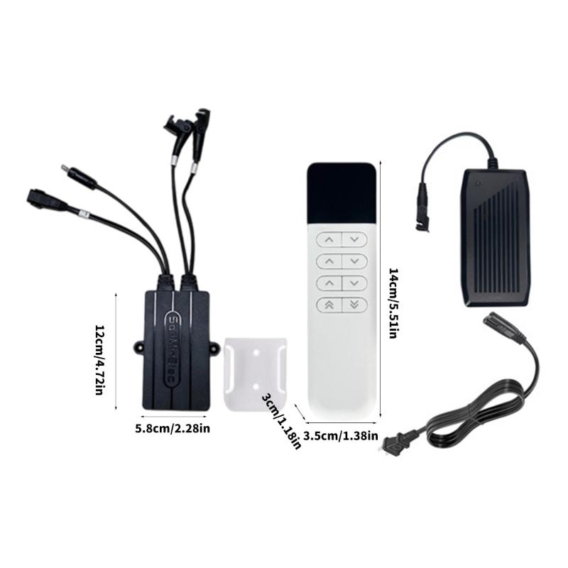 Recliner Threadless Controller Remotes Control Single Motor Controller for 4 Position Recliner Sofa 2.4G Technology
