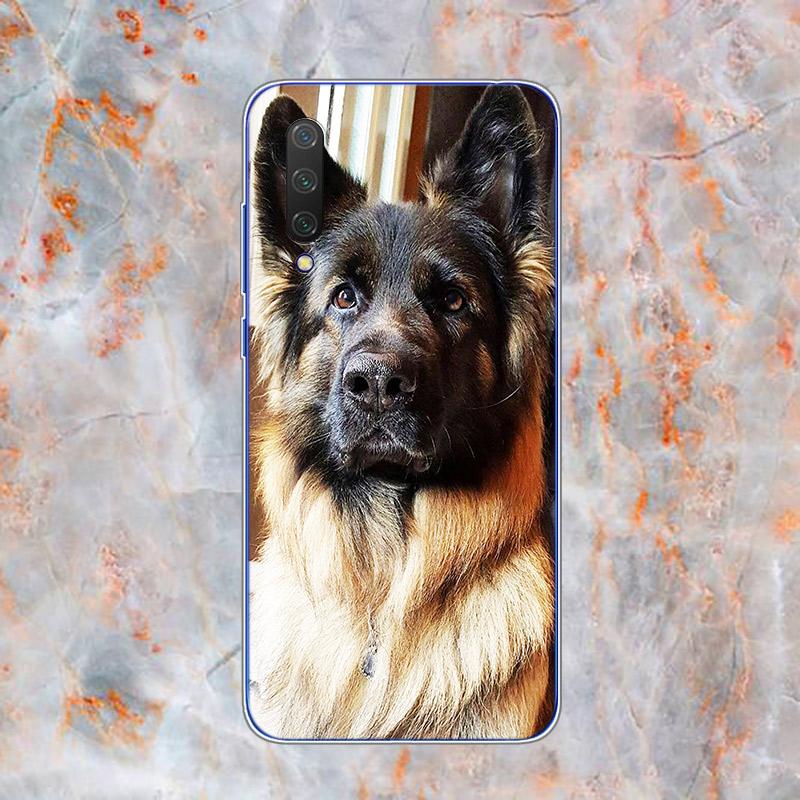 German Shepherds Dogs Soft TPU Silicone Cover For Xiaomi Mi Note 11 10T 10 9 9T SE 8 Lite Pro Ultra 5G Phone Case