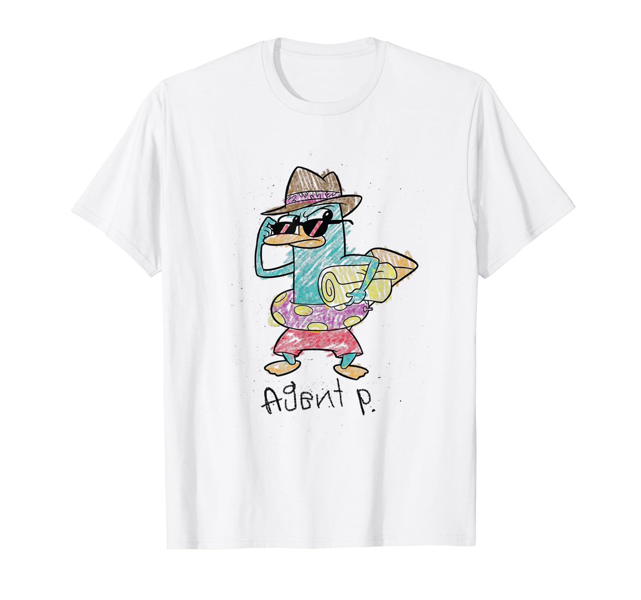 

Disney Phineas and Ferb Agent P Ready For The Beach T-Shirt