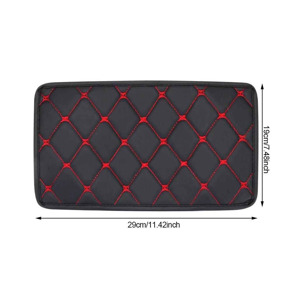 Automobilio centrinės konsolės dėžutės pagalvėlės apsauga Universali porankio pagalvėlės užvalkalas Neslystantis Minkštos pluoštinės odos Automobilio dekoravimas Stilius Porankis