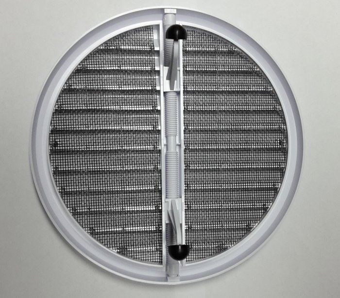 Ventilation Grille - Haco - 1096 - Round - Asa Plastic - Insect Protection