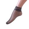 Summer-Ready Black Fishnet Lace Stockings: Odor-Resistant, Sweat-Absorbing, Sexy, Thin Jacquard Short Socks for Women