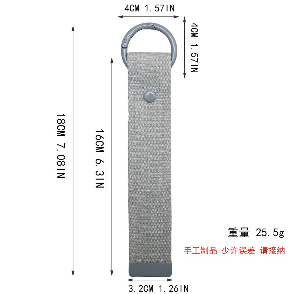 Korean Handmade Webbing Cloth Sticker Diy Pendant Keychain Bag Pendant Dopamine Ins Polyester Pendant