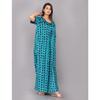 Schönes Damen Baumwolle Kurzarm Kleid Indisch Bollywood Freizeitkleidung Nachthemd