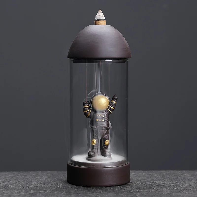 

Astronaut Desktop Ornaments, Windproof Backflow Incense Burner, Sandalwood Burner, Incense Censer, Incense Base -Without Incense