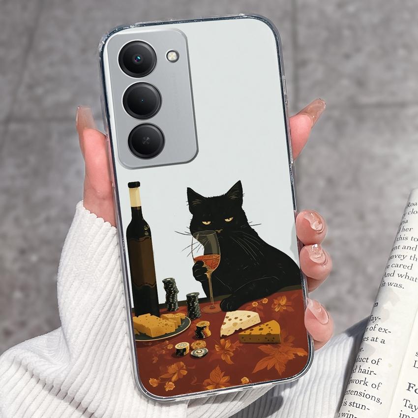 Capa Para Redmi 15 13 12 15C 14C 13C 12C 10C 14R 13X 10A 10X Capa de Celular com Padrão de Cédula Capa de Silicone Transparente Antiderrapante Para Redmi Capas Bumper