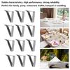24 PCS Stainless Steel Table Cloth Holder Triangle Stable Durable Picnic Table Clips Windproof Heavy Duty Table Cover Clamp