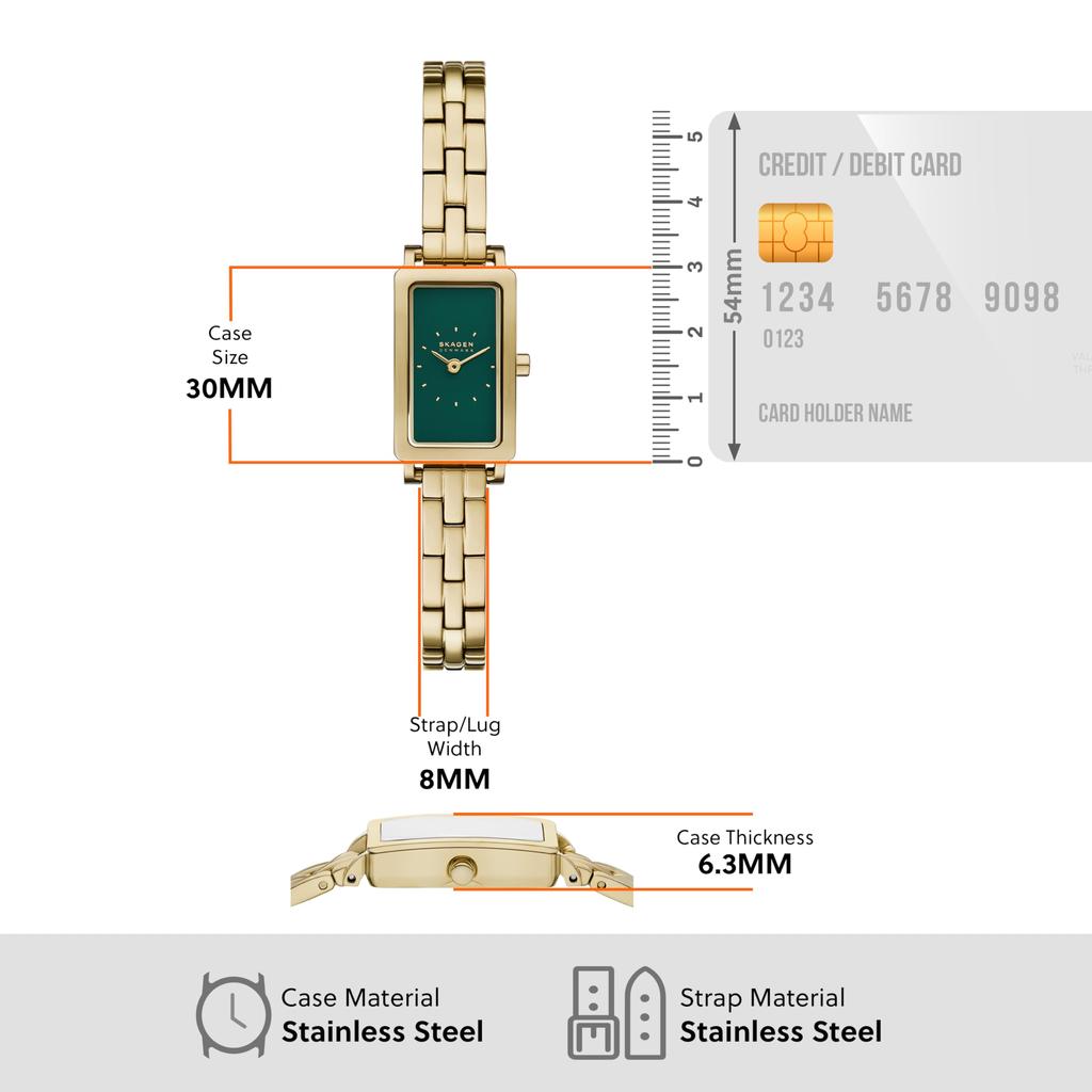 Uhr HAGEN MICRO SKW3146 Gold [Skagen] Damenuhr
