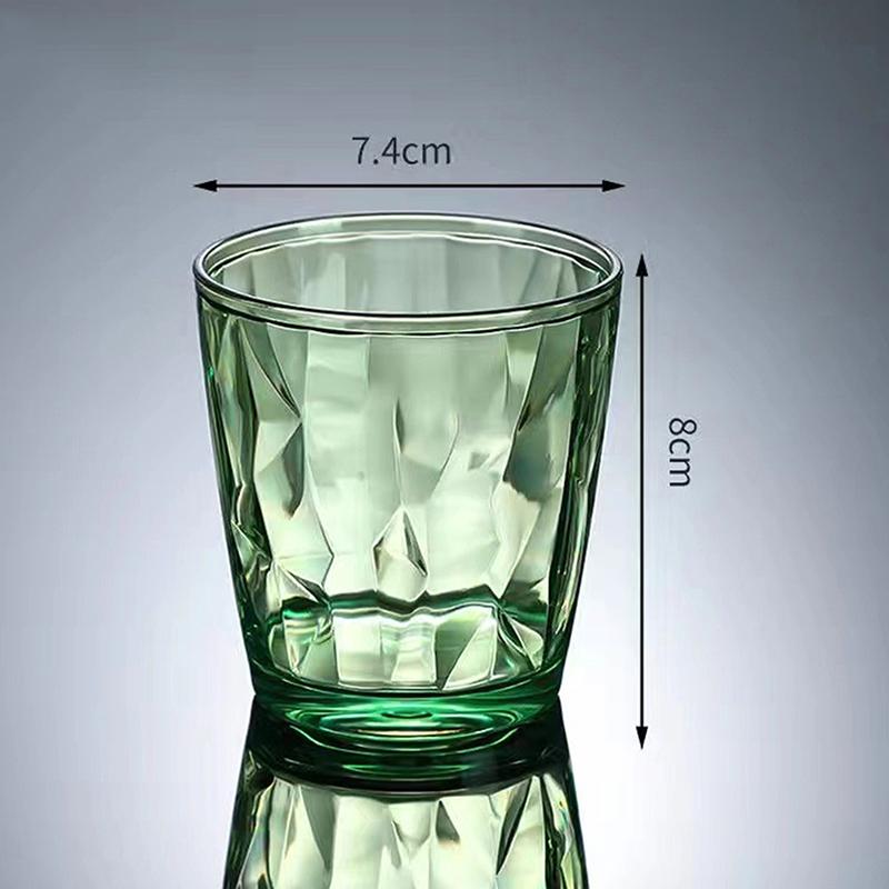 1 Pc Acrylic Drinking Glass Shatterproof Water Tumbler Unbreakable Reusable Beer Champagne Cup Dishwasher Safe for Party