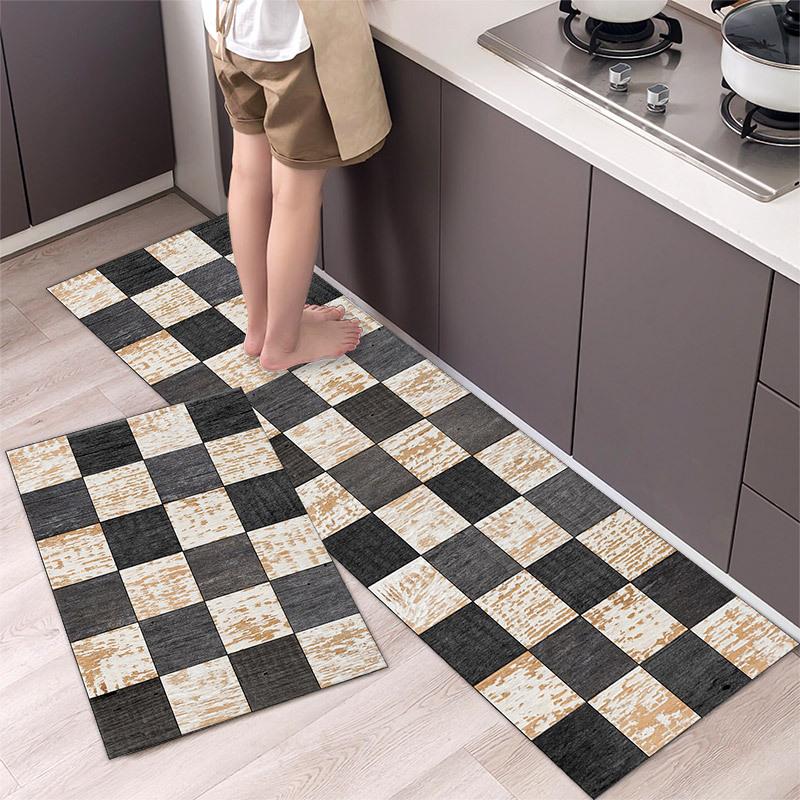 Simple and Luxurious Carpet Floor Mat Kitchen Carpet Bathroom Door Mat Foot Mat