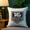 Watch Brand TTag Heuer Pillow Case Plush Fabric Soft Double Sided Print Sofa Cushion Cover Throw Pillow Covers