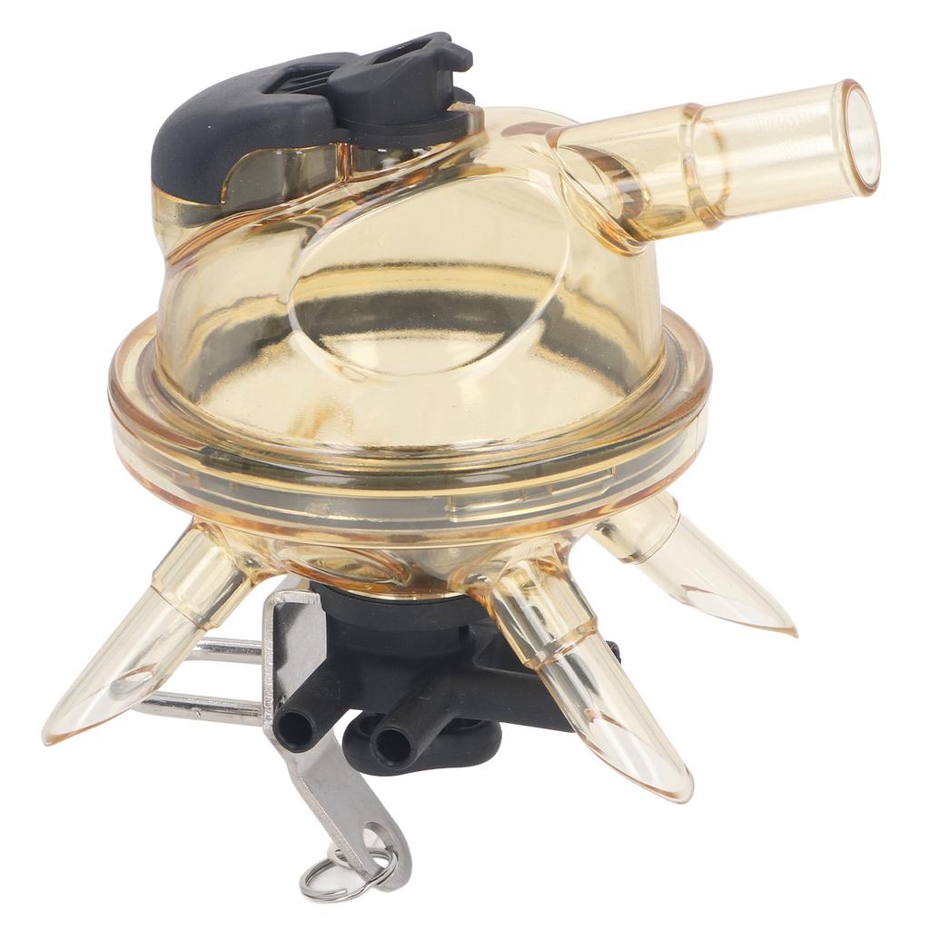 Melkbecher Transparente Abdeckung Edelstahlbasis 380cc Milchsammlerwerkzeug für Bauernhof