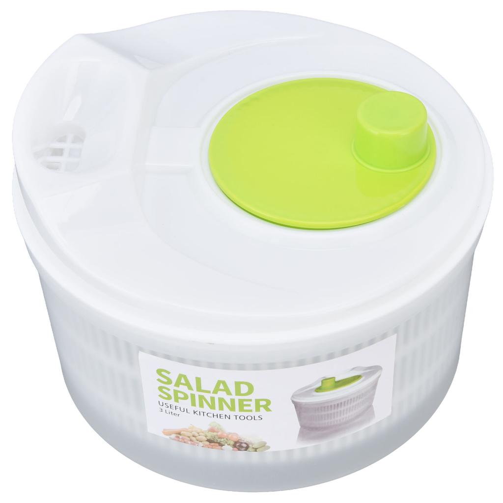 Salad Drainer Multifunction Large 3L Vegetable Dryer with Bowl and Colander for Cooking