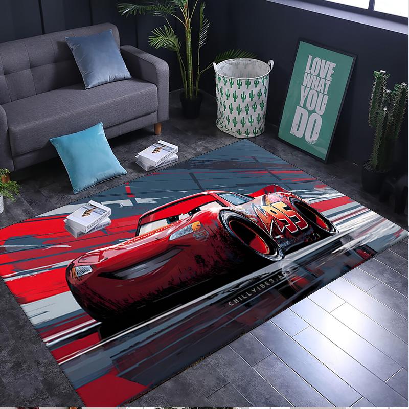 Racing car Rug Area rug for Livingroom, Bedroom, Palyroom, Chair Rug, Office Rug, Floor mat, Large Size Fan Christmas Birthday gift