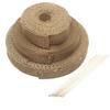 Universal Fireproof Heat-Resistant Motorcycle Exhaust Muffler Wrap with Stainless Steel Cable Tie