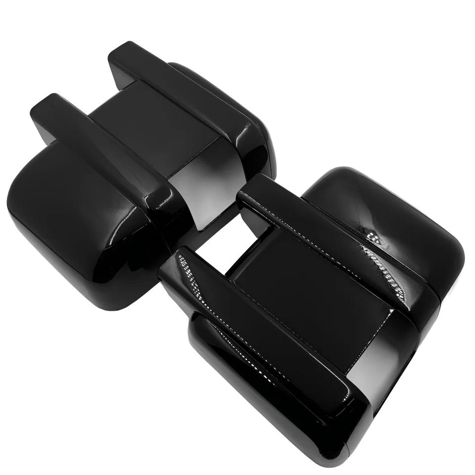 

Для Ford F250 F350 F450 F550 Super Duty 2008-2016 Автомобильная крышка бокового зеркала заднего вида Накладка крыла Внешняя оболочка двери Отделка ABS Углерод чёрный