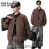 Mark Fairwhale Unisex Bomberjacke aus mattem PU-Leder
