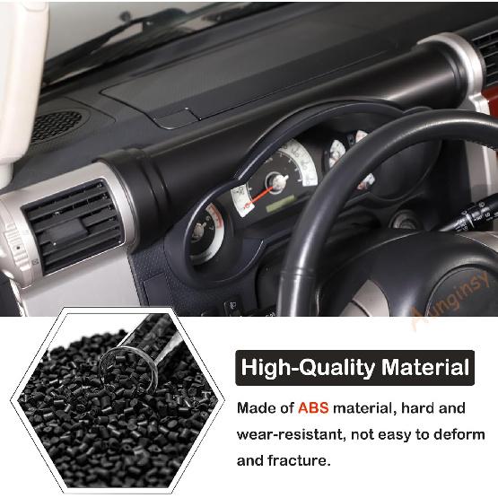 Aunginsy Car Center Console Dashboard Panel Trim Cover Fit for Toyot@a FJ Cruiser 2007-2021 Car Dashboard Dial Panel Cylindrical Trim Frame Dial