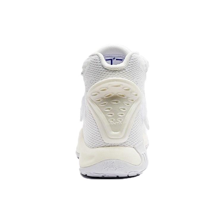 Anta KT5 Pearl White Cushioning Slip Resistant Abrasion Resistant High top Performance Basketball Shoes Women's White 12941101-5