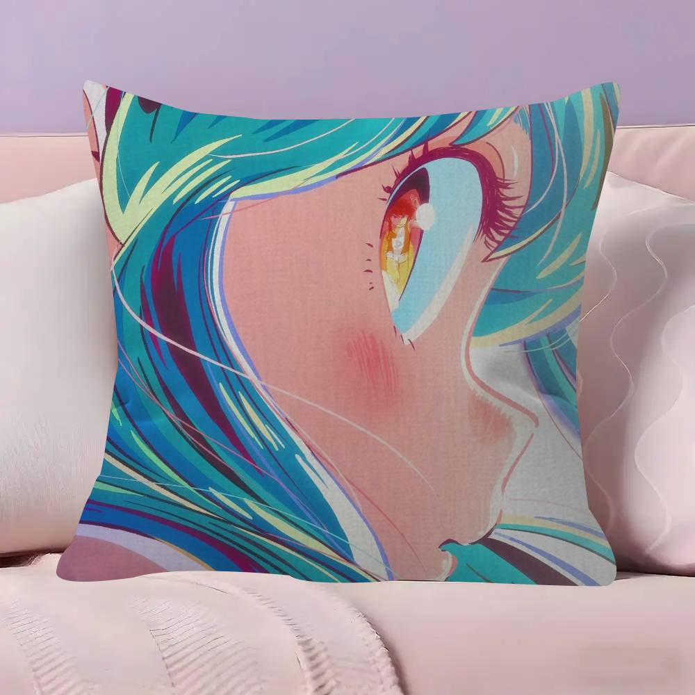 Urusei Yatsura Anime 4545cm Cushion Cover Pillow Cover Decor Pillowcase Home Pillowcase for Couch Pillow